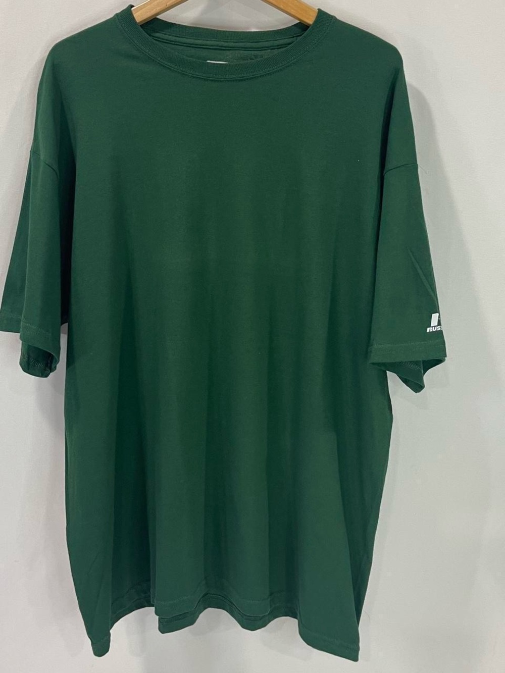 Russell Athletic Green Blank T-shirt 
Size XL